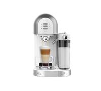 Cecotec Machine à Café Semi-automatique Power Instant-ccino 20 Chic Serie Bianca. 1470 W, 20 Bars et Thermoblock, Elle convient pour café moulu et en dosettes, Réservoir 1,7 L