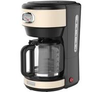 Machine à café Retro Westinghouse - Cafetière filtre - Avec filtre réutilisable - 10 tasses de café - Blanc Blanc G
