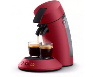 Machine à café Senseo Original Plus Booster d'arômes - Philips CSA210/91 Rouge