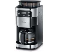 Machine a cafe severin 4810 cafetiere filtre avec broyeur intégré - noir et inox - 1000w - 1,4 l