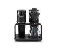 Machine à café Slow Coffee avec moulin intégré Melitta EPOS: système de préparation unique et design innovant, noir mat et argenté