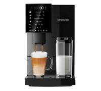 Cecotec Machine a Cafe Grain Cremmaet Compactccino Black. 19 barres, Thermoblock, Grains de café fraîchement moulus avec Plug&Play, Réservoir de café de 150gr avec moulin, 1,1 L d'eau, 400ml de lait