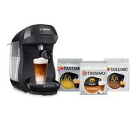 Machine a café Tassimo Happy noir + 3 packs de T- Discs - BOSCH - TAS102EC3