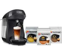 Machine a café Tassimo Happy noir + 3 packs de T- Discs - BOSCH - TAS102EC3