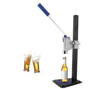 Machine à capsuler la bière manuelle, outil de capsulage de bouteille de bière avec base antidérapante, capsuleuse de bouteille en métal robuste et robuste, capsuleuse de bouteille de bière à hauteur