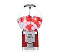 Machine à capsules de café, organiseur de comptoir compact, distributeur automatique à pièces pour jouets et bonbons, distributeur de capsules de café créatif avec fonction surprise aléatoire(Red)