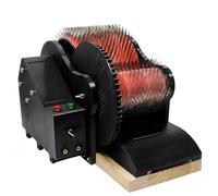 Machine à carder électrique en laine, vitesse avant et arrière réglable, machine de carde fibre de carde de tambour de laine avec pédale, petit mélangeur de laine pour peigner le mélange