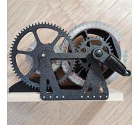 Machine à carder la laine, carde de tambour manuel pour loisirs créatifs, mélange rapide, peignage, rotation, planche de mélange en bois pour les amateurs d'artisanat