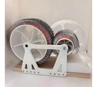 Machine à carder la laine, manuel avec brosse flexible pour bricolage feutre de laine et artisanat, utilisation facile et mélange rapide des couleurs