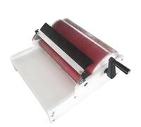 Machine à carder manuelle en laine, kit de carter d'entraînement par courroie robuste, diamètre du rouleau 20 cm, diamètre d'alimentation 4 cm, outil de fabrication de feutre, planche de mélange de