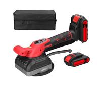 Machine à Carreler 10-150Hz Carrelage Machine Mur Pose Outil Vibrant Avec 100 * 100mm Ventouse Machines-outils Forte Aspiration(2 batteries)
