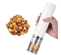 Machine à casse-noix électrique, décortiqueuse automatique de noix de pécan avec design anti-éclaboussures à 360°, force de 40 à 50 kg, rechargeable par USB et amovible pour nettoyer, facile à
