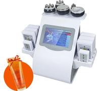 machine à cavitation 6 en 1, réduction de la graisse par ultrasons, raffermissement du visage, BLANC