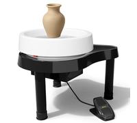 Machine à céramique à Roue de poterie, Machine de formage de poterie électrique de 12,6 Pouces avec pédale et écran LCD, 320 TR/Min/Min pour Adultes, Artisanat d'art, Bricolage débutants