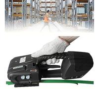 machine à cercler portative, Outils de cerclage par fusion à chaud for tendeur d'emballage en PP/PET 1/2 5/8 pouces, 1 * batterie