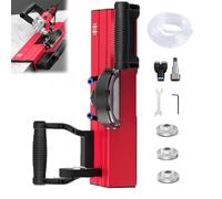 Machine à chanfreiner électrique pour carrelage, outil de coupe biseauté portable avec double dispositif d'épandage d'eau, épaisseur réglable, coupe sans poussière à 45° pour marbre et bois