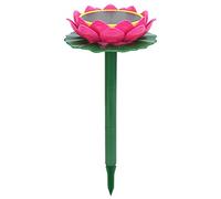 Machine à Chanter - Lecteur De Sutra De Bouddha Style Rose Lecteur De Chanson De Bouddha Solaire Lotus Machine à Chanter étanche à la Pluie Outil De Chant