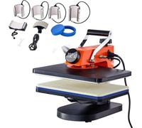 Machine à chaud 12x15 pouces - Impression par sublimation 8in1 pour T-shirts - Presse à transfert pour textiles - Machine d'impression photo - DIY vêtements
