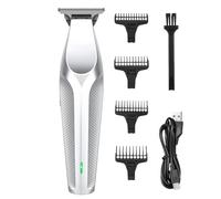 Machine à Cheveux pour Hommes - Silencieux de Haute Précision et Rechargeable - Tondeuse électrique pour la finition, pour Débutants Professionnels Père Mari Petit ami Amis V