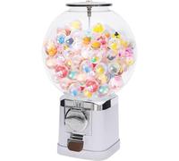 Machine à Chewing-Gum, 500 Boules Ou Bonbons D’Un Diamètre De 1,26 Pouce Grande Capacité, Distributeur De Bonbons De 18 Pouces pour Les Magasins De Détail, Les Parcs D’a, White