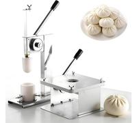 Machine à chignon manuelle en acier inoxydable cuit à la vapeur pour un usage domestique et commercial, fait 400 à 500 petits pains par heure, facile à utiliser