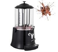 Machine à chocolat chaud, distributeur de chocolat chaud professionnel 5 L/10 L, appareil électrique pour chauffer et mélanger le chocolat chaud avec contrôle de température de 30 à 90 °C(10L)