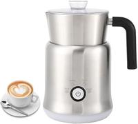 Machine à Chocolat Chaud électrique, mousseur à Lait électrique 4 en 1 de 700 ML, avec 4 Modes d'utilisation Chaud et Froid, Fouet à café, Multifonction Amovible en Acier Inoxydable, pour Latte