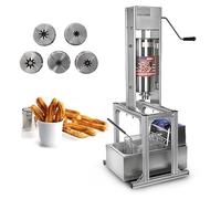 Machine à churrera manuelle commerciale en acier inoxydable avec capacité de 5 L et friteuse électrique pour faire des beignets et des collations espagnols