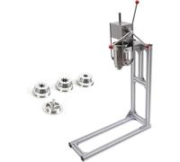 Machine à Churro Commerciale à La Main CK en Acier Inoxydable Professiol Churro Maker Maison Type Vertical Manuel Spanish Donuts Churros Machine De Remplissage Appliquer pour Les Restau, 5L