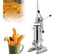 Machine à churro commerciale en acier inoxydable avec plusieurs moules, idéale pour les restaurants, les hôtels, les cafétérias et les boulangeries