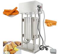 Machine à Churro électrique commerciale de 15l, machine à beignets espagnols, en acier inoxydable, remplisseuse de desserts, machines à fruits latines verticales, for commerce ou maison
