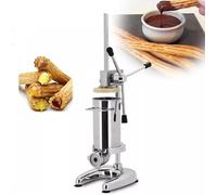 Machine à churro, manuel commercial 2 L avec 5 moules, équipement de collation vertical en acier inoxydable