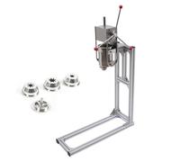 Machine à churro professionnelle en acier inoxydable de 5 L avec manivelle, machine manuelle verticale pour restaurants, boulangeries, usage domestique