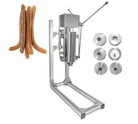 Machine à churro, remplissage vertical en acier inoxydable avec buses pour pâtisserie maison et restaurants, facile à utiliser, design manuel
