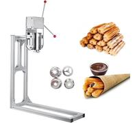 Machine à churros commerciale en acier inoxydable vertical espagnol en forme de donut pour restaurant et usage domestique
