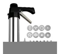 Machine À Churros Creuse Multifonctionnelle, Machine À Churro Manuelle, Machine À Fabriquer Des Biscuits, Machine À Biscuits Robuste, Kit De Pistolet À Churros En Acier Inoxydable, Outil De Cuisson