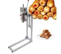 Machine à Churros espagnole Manuelle Commerciale en Acier Inoxydable, Machine Professionnelle pour la Fabrication de Churros destinée aux traiteurs et aux pâtisseries (3 l)