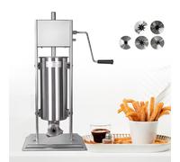 Machine à churros manuelle avec buses, remplissage de dessert en acier inoxydable pour usage commercial ou domestique