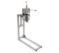 Machine à Churros Verticale Manuelle Robuste De 3l, 5l, 7l, Fabricant De Beignets Espagnols, Remplissage De Beignets De Fruits Latins En Acier Inoxydable, Avec Support De Travail En Forme De L,3L