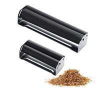 Machine à cigarettes, machine à rouler à tabac, ensemble de machine à rouler : 110 mm + 70 mm, cigarette manuelle 2 en 1, accessoires de cigarette noire