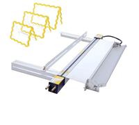 Machine à cintrer, cintreuse en plastique PVC acrylique 1250 mm avec support et angle, cintreuse en plastique de précision, outil de pliage de plastique professionnel, pour acrylique, PVC