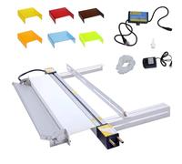 Machine à cintrer en acrylique pour la formation de chaleur, chauffage rapide avec contrôle de la température, comprend un support et un ajusteur d'angle pour les projets de bricolage et la
