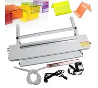Machine à cintrer en plastique avec température et angle réglables pour feuilles de PVC, ABS, PP et PC, avec support de support et chauffage de boîte à lumière