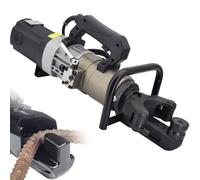 Machine à cintrer hydraulique, cintreuse électrique portable, outil de redressement à main, puissance de 1200 W, plie des barres d'acier jusqu'à 28 mm