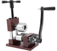 Machine à cintrer les anneaux à manivelle, outil polyvalent 2 en 1 pour plier des bijoux, presse à bagues pour former des cercles et des bandes de pression
