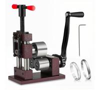 Machine À Cintrer les Anneaux, Machine À Cintrer les Bracelets, Machine À Laminer les Bijoux en Métal Réglable, Outil de Formage de Cuillères, Outils de Fabrication de Cintreuses Plate red iron wheel