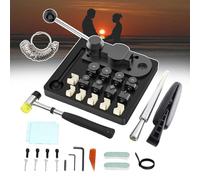 Machine à cintrer les anneaux, outil de bijouterie manuel portable multifonctionnel, outils pliage d'oreille annulaire, kit de fabricant pliage en métal, outils d'artisanat bijoux bricolage ( B)