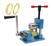 Machine à cintrer les anneaux, outil d'enroulement de bijoux à manivelle pour former de l'or, de l'argent, du cuivre - Idéal pour créer des bagues et des bracelets, design rond durable