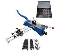 Machine à cintrer manuelle avec 35 moules, épaisseur maximale de 1,05 mm, cintreuse de règle en acier pour la fabrication de plaques de découpe à plat, outil de construction