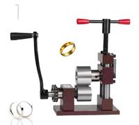 Machine à cintrer manuelle de bijoux, moulin à rouleaux avec réglage de levage, outil à manivelle pour travaux manuels